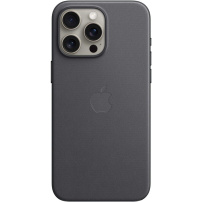 Originální Apple kryt z tkaniny FineWoven s MagSafe pro iPhone 15 Pro Max - černý