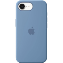 Originální Apple silikonový kryt pro iPhone 16e / 17e - ledově modrý
