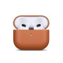 Ochranný kožený obal pro AirPods Pro 2 - hnědý