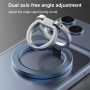 Magnetický MagSafe otočný 360° stojánek s držákem na prst pro iPhone - černý