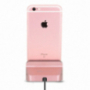 HOCO dokovací stanice s lightning konektorem pro Apple iPhone 7 / 7 Plus / 6S / 6S Plus / 6 / 6 Plus a iPhone 5 / 5S / 5C / iPod - růžově zlatá
