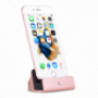 HOCO dokovací stanice s lightning konektorem pro Apple iPhone 7 / 7 Plus / 6S / 6S Plus / 6 / 6 Plus a iPhone 5 / 5S / 5C / iPod - růžově zlatá
