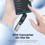 Toocki TQ-OTG06 nabíjecí a datová redukce - USB-A na USB-C - fialová