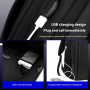 COOLBELL CB-8308 batoh s externím USB portem a zámkem zipů pro iPad / MacBook do 17" - černý