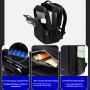 COOLBELL CB-8308 batoh s externím USB portem a zámkem zipů pro iPad / MacBook do 17" - černý
