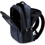 COOLBELL CB-8308 batoh s externím USB portem a zámkem zipů pro iPad / MacBook do 17" - tmavě modrý