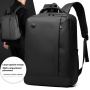 WEPOWER W-1316 voděodolný batoh pro iPad / MacBook do 16" - tmavě šedý