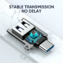 JOYROOM S-H151 nabíjecí a datová redukce - USB-A na USB-C - stříbrná