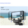 CYKE Q18 Bluetooth selfie tyč s tripodem, Gimbal stabilizátorem a světlem pro iPhone - černá