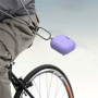 Obal s výklopným stojánkem a karabinou pro AirPods 4 / 5 - tmavě šedý