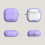 Obal s výklopným stojánkem a karabinou pro AirPods 4 / 5 - tmavě modrý