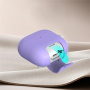Obal s výklopným stojánkem a karabinou pro AirPods 4 / 5 - oranžový