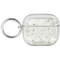 Transparentní obal se třpytkami pro AirPods 3 - čirý