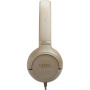 JBL Tune 530C sluchátka s konektorem USB-C - béžová