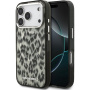 Karl Lagerfeld IML Leopard kryt s MagSafe pro iPhone 17 Pro - hnědý