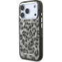 Karl Lagerfeld IML Leopard kryt s MagSafe pro iPhone 17 Pro - hnědý