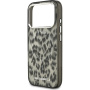 Karl Lagerfeld IML Leopard kryt s MagSafe pro iPhone 17 Pro - hnědý