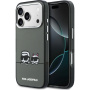 Karl Lagerfeld IML K&CH Heads Logo transparentní kryt s MagSafe pro iPhone 17 Pro Max - šedý