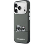 Karl Lagerfeld IML K&CH Heads Logo transparentní kryt s MagSafe pro iPhone 17 Pro Max - šedý