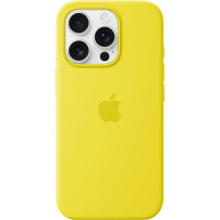 Originální Apple silikonový kryt s MagSafe pro iPhone 16 Pro - karambolově žlutý