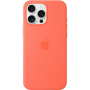 Originální Apple silikonový kryt s MagSafe pro iPhone 16 Pro Max - mandarinkový