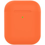 Ultratenký silikonový obal pro AirPods 1 / 2 - oranžový