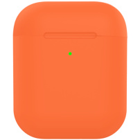 Ultratenký silikonový obal pro AirPods 1 / 2 - oranžový