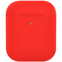 Ultratenký silikonový obal pro AirPods 1 / 2 - červený