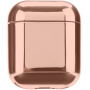 Ochranný metalický obal pro AirPods 1 / 2 - růžovozlatý