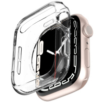 Spigen Liquid Crystal pouzdro pro Apple Watch 45mm - čiré