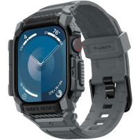 Spigen Rugged Armor Pro super odolné pouzdro s řemínkem pro Apple Watch 46mm - šedé