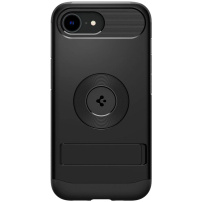 Spigen Slim Armor odolný kryt se stojánkem a MagSafe pro iPhone 16e / 17e - černý