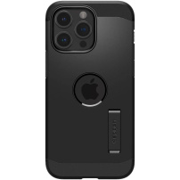 Spigen Tough Armor odolný kryt se stojánkem a MagSafe pro iPhone 15 Pro Max - černý