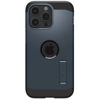 Spigen Tough Armor odolný kryt se stojánkem a MagSafe pro iPhone 15 Pro Max - tmavě modrý
