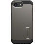 Spigen Tough Armor odolný kryt se stojánkem a MagSafe pro iPhone 16e / 17e - tmavě šedý