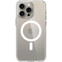 Spigen Ultra Hybrid transparentní kryt s bílým MagSafe pro iPhone 15 Pro Max - čirý