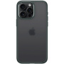 Spigen Ultra Hybrid matný transparentní kryt s barevným rámečkem pro iPhone 15 Pro Max - tmavě zelený