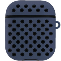 Silikonový ochranný obal pro AirPods 1 / 2 - modročerný