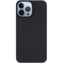 Tactical Aramid kryt se vzorem karbonových vláken a MagSafe pro iPhone 13 Pro Max - tmavě šedý