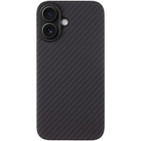 Tactical Aramid kryt se vzorem karbonových vláken a MagSafe pro iPhone 16 Plus - tmavě šedý