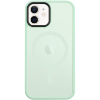 Tactical Hyperstealth transparentní kryt s MagSafe pro iPhone 12 / 12 Pro - zelený