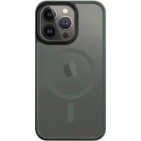 Tactical Hyperstealth transparentní kryt s MagSafe pro iPhone 13 Pro - olivový
