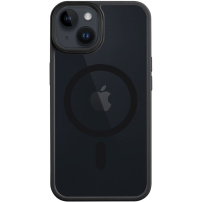 Tactical Hyperstealth transparentní kryt s MagSafe pro iPhone 14 - tmavě šedý