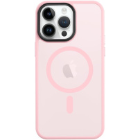 Tactical Hyperstealth transparentní kryt s MagSafe pro iPhone 14 Pro Max - růžový