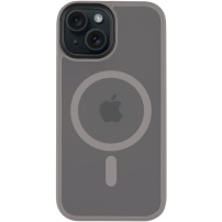 Tactical Hyperstealth transparentní kryt s MagSafe pro iPhone 15 - šedý