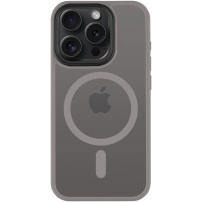 Tactical Hyperstealth transparentní kryt s MagSafe pro iPhone 15 Pro - šedý