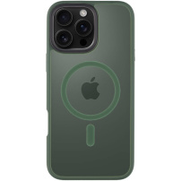 Tactical Hyperstealth transparentní kryt s MagSafe pro iPhone 16 Pro Max - olivový