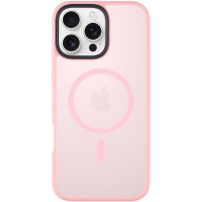 Tactical Hyperstealth transparentní kryt s MagSafe pro iPhone 16 Pro Max - růžový