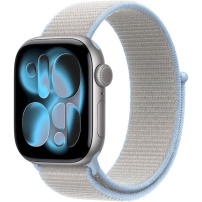 Originální Apple provlékací sportovní řemínek pro Apple Watch 42mm / 41mm / 40mm / 38mm - mlžně modrý