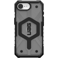 UAG Pathfinder Clear extrémně odolný kryt s MagSafe pro iPhone 16e / 17e - šedý